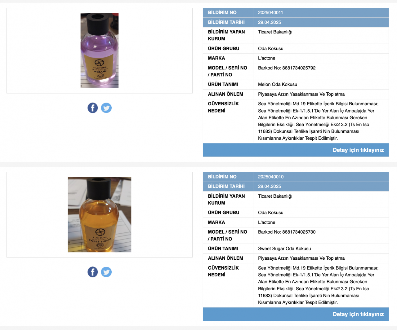 Evinde oda kokusu kullananlar: Bakanlık duyuru yaptı- Bu ürünlerin piyasadan toplatılmasına karar verildi
