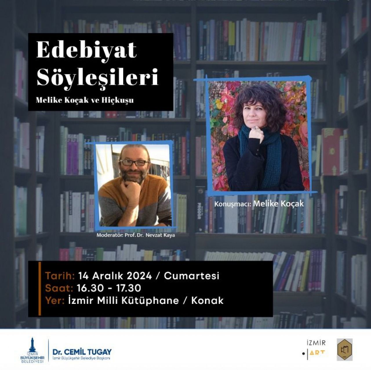 İzmir'de sanatın kalbi kütüphanede atacak