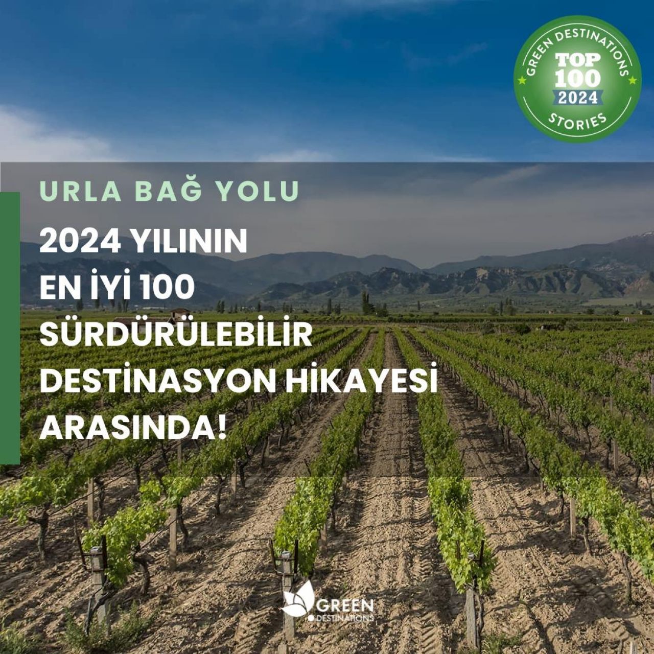 İzmir'de, sürdürülebilir turizmde uluslararası başarıya imza attı!