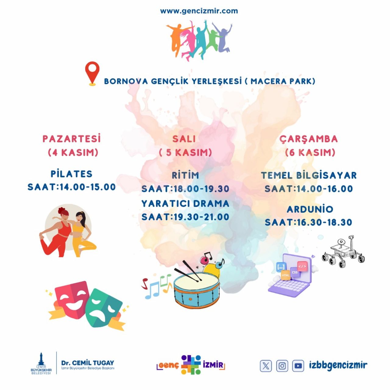 İzmirli gençler için yeni sezon kursları başladı!