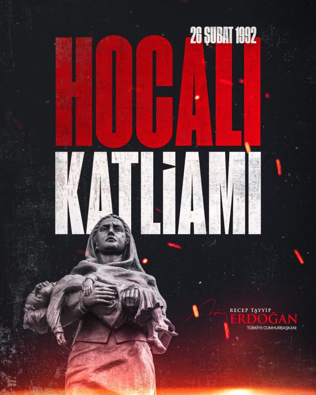 Erdoğan'dan Hocalı Katliamı paylaşımı: Unutmayacağız!