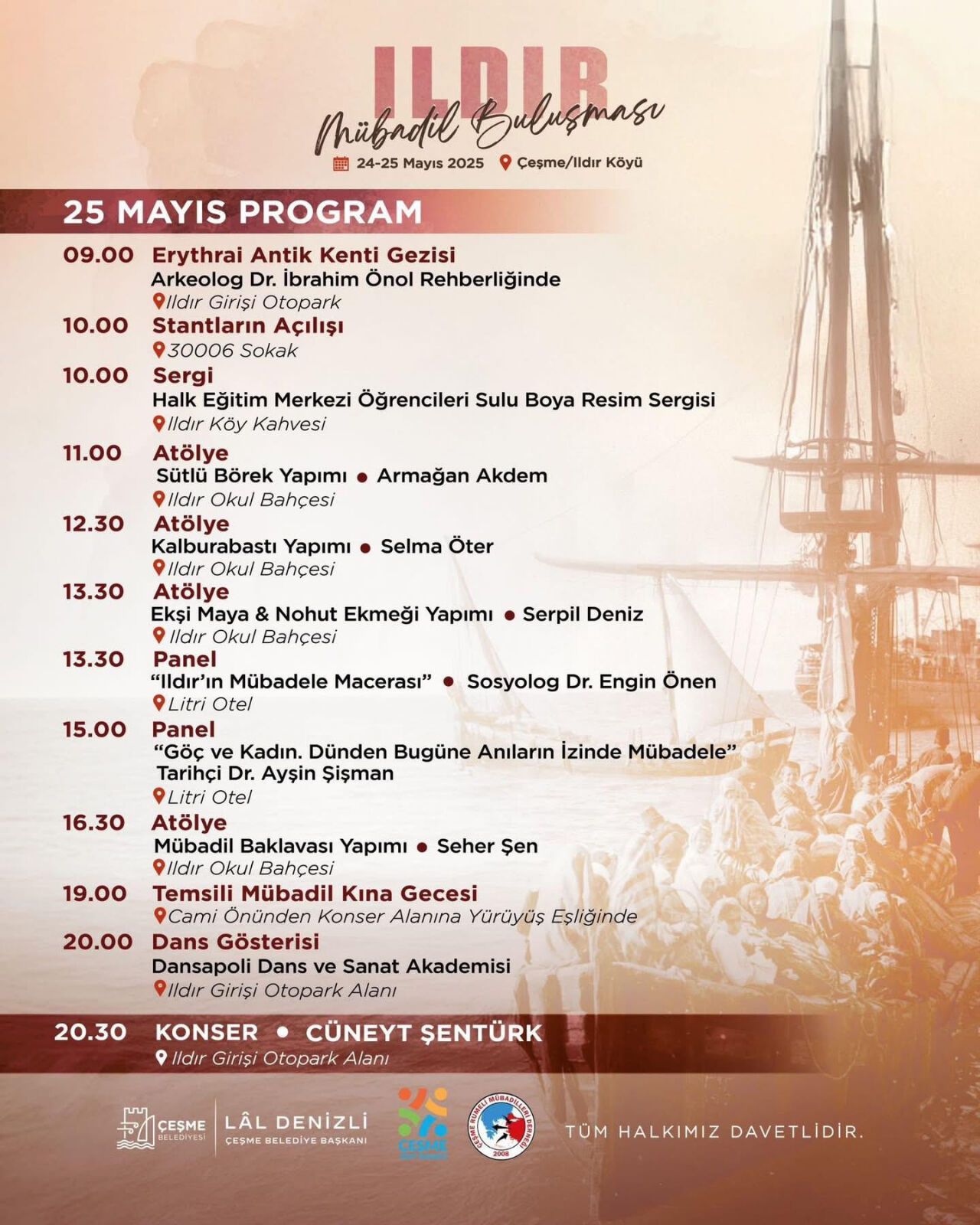 Çeşme Ildır'da Mübadil Buluşmaları heyecanı