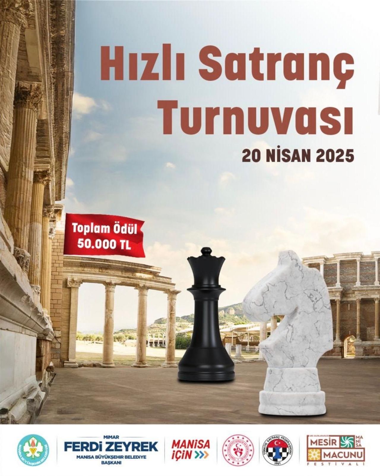 Şampiyonluk için hamle zamanı | Satranç turnuvasında 50 bin TL ödül