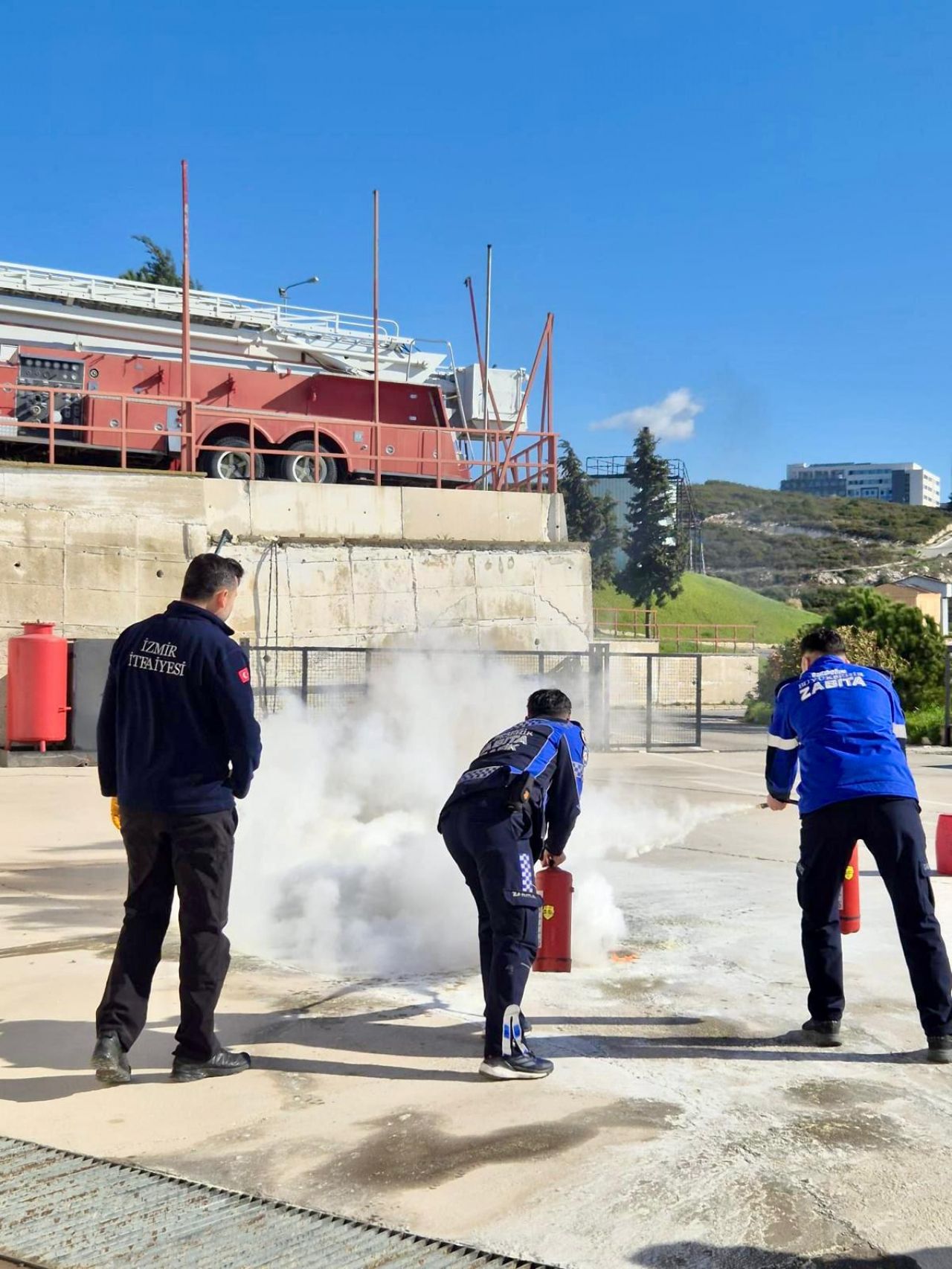Zabıta da yangına hazırlıklı