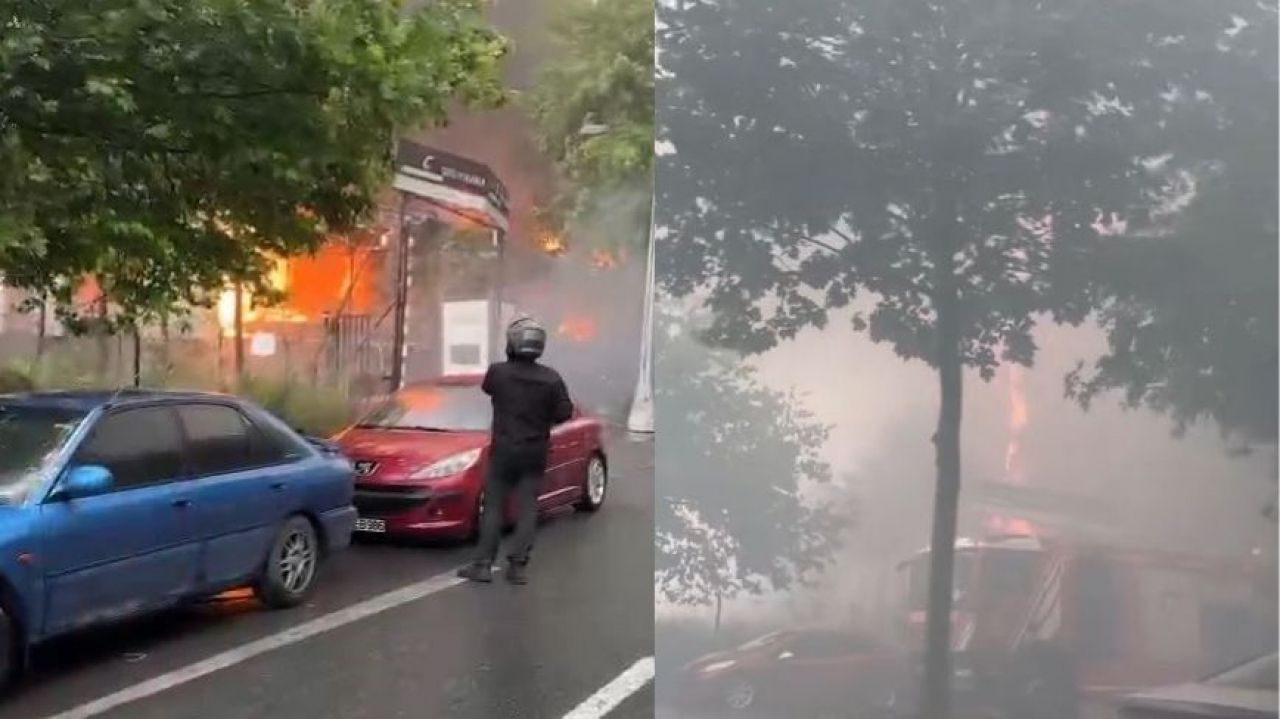 Son dakika! Restoran alevlere teslim oldu!