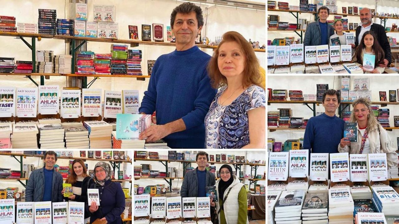 Dünyaca ünlü yazara Almanya’daki imza gününde büyük ilgi