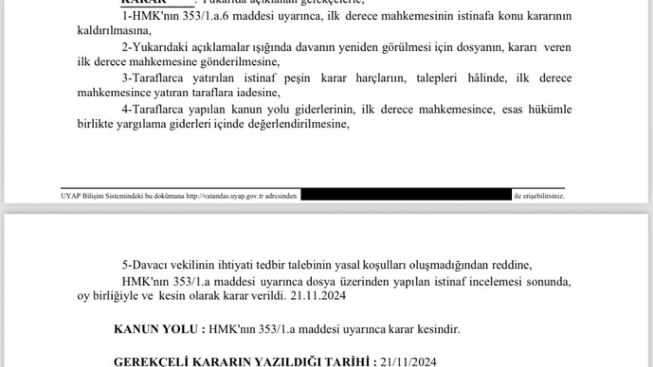 İstinaf'tan Martı'ya müjde: TAG kapatılamayacak!