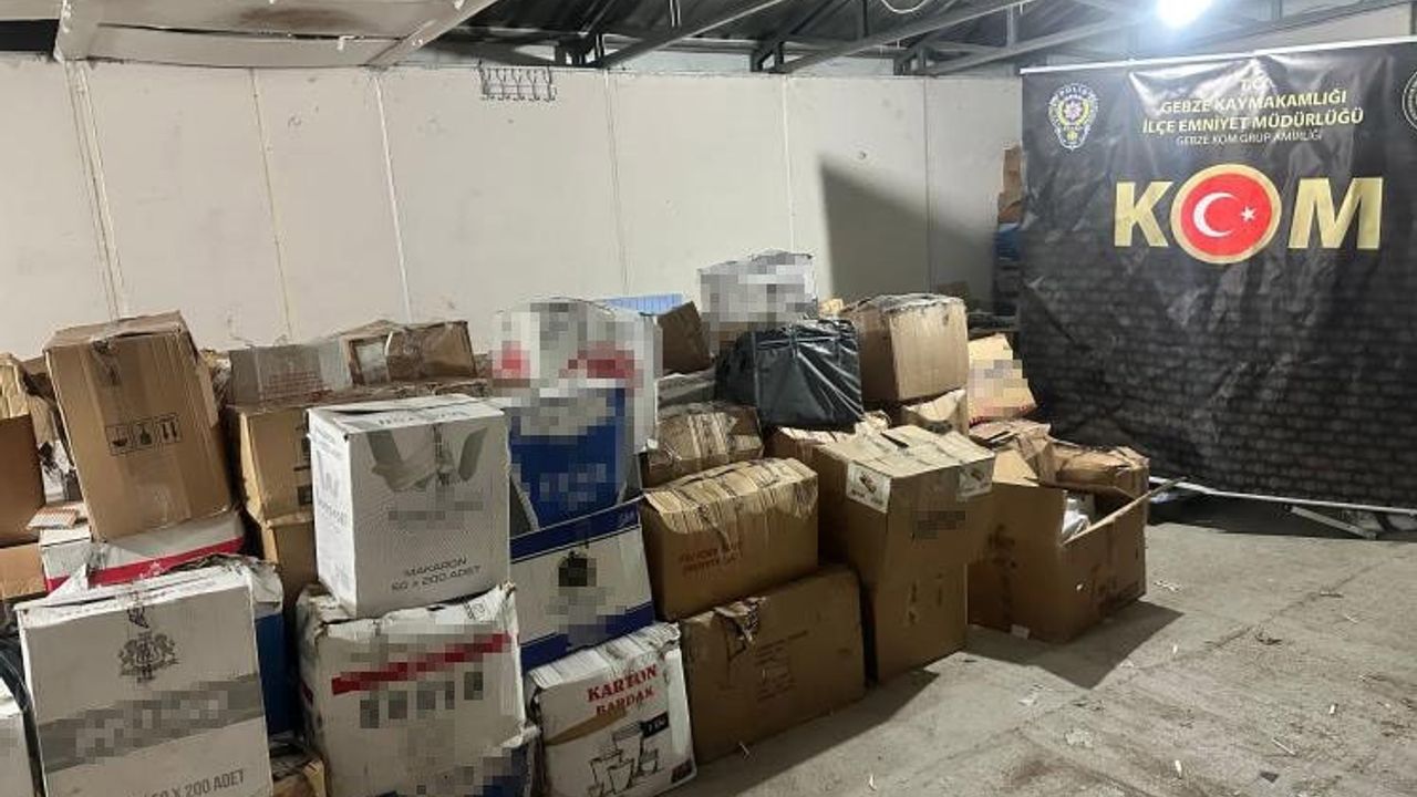 Kocaeli’nde dev operasyon! 4 gözaltı…