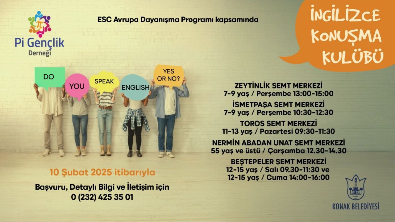 Herkes İngilizce öğrensin diye kulüp kurdular