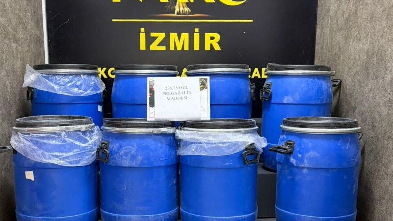 İzmir'de 'zehir' sevkiyatına darbe!