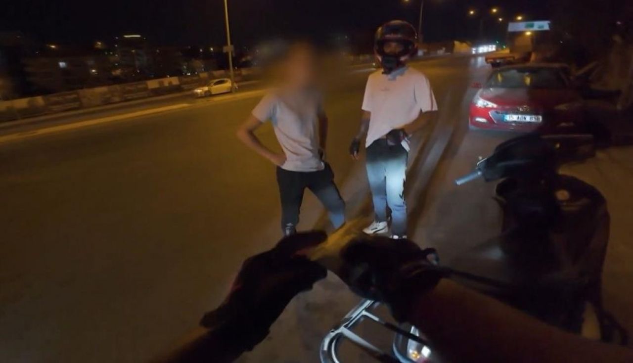 Motosiklet hırsızı yakayı ele verdi