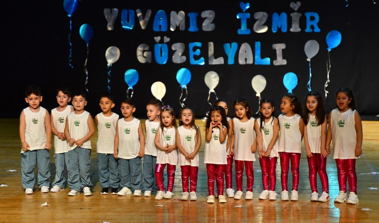 Yuvamız İzmir çocukları 23 Nisan'ı coşkuyla kutladı