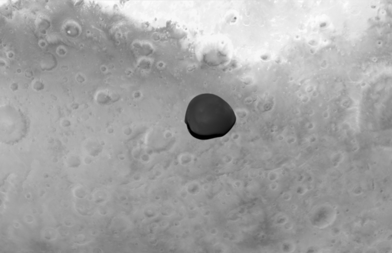 Mars'ın gizemli uydusu deimos ilk kez bu kadar yakından görüntülendi!