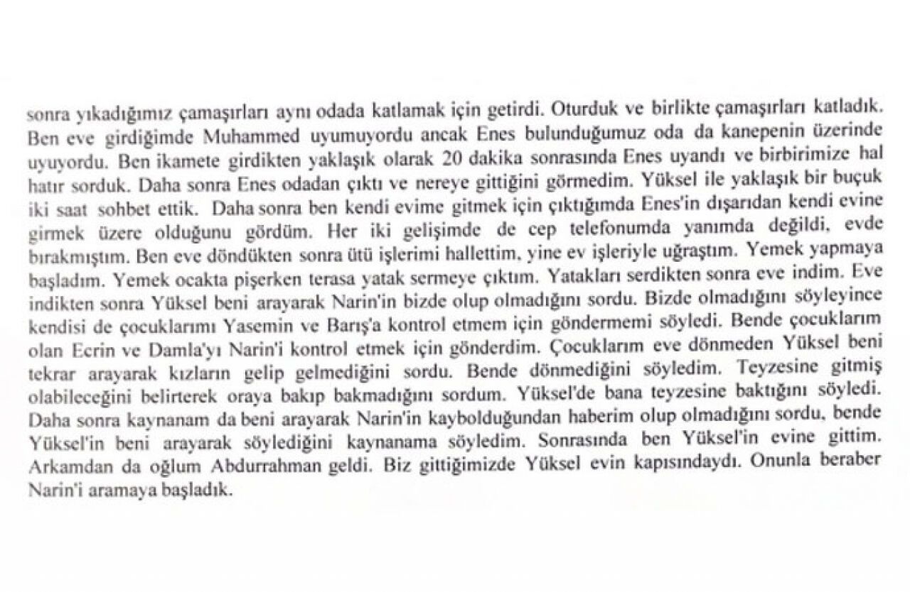 Narin'in yengesi tutuklandı! Yenge H. G.'nin ifadesi paylaşıldı
