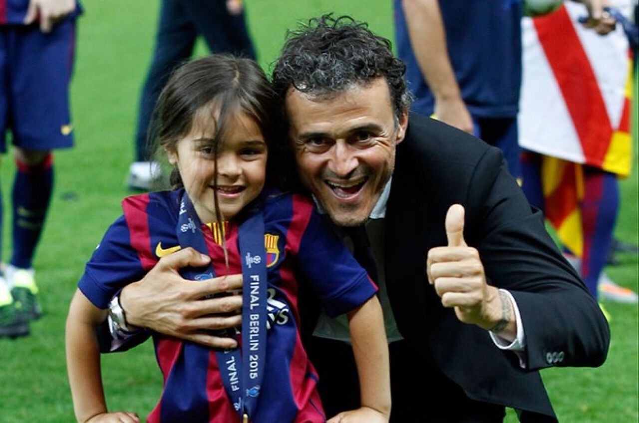 Luis Enrique, Şampiyonlar Ligi zaferini kızı Xana'ya adadı