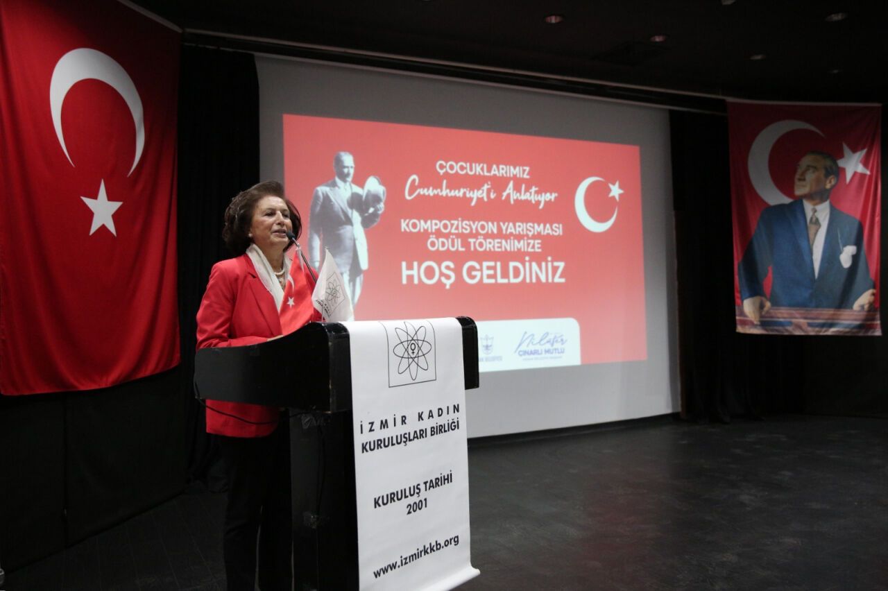 Konak'ın çocukları Cumhuriyet'i kalemleriyle kutladı!