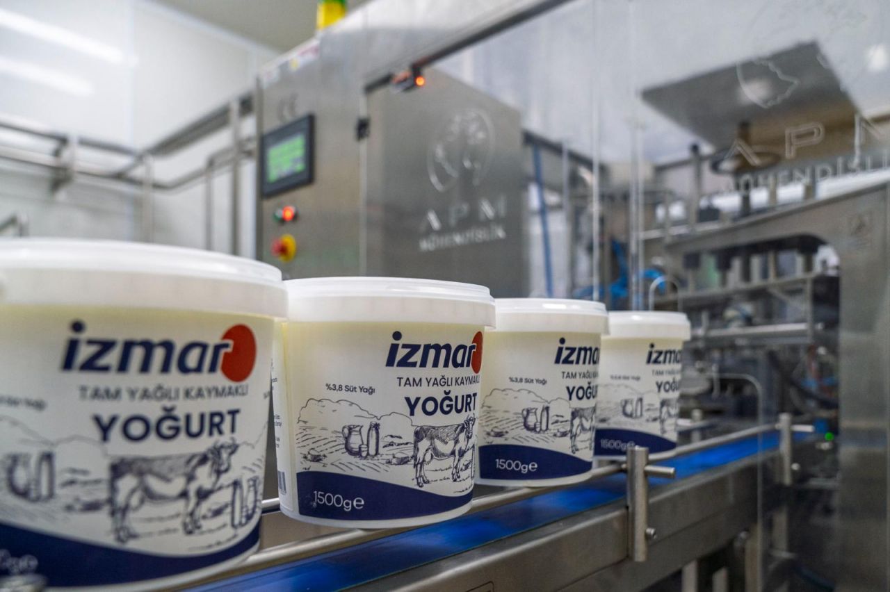 Bayındır Süt Fabrikası'nda çarklar döndü