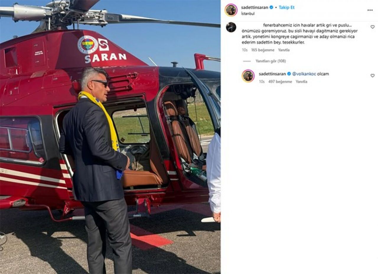 Sadettin Saran Fenerbahçe başkanlığına aday olacak mı? Sosyal medyada paylaştı