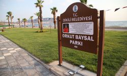 Dikili’de Orkut Baysal Parkı açıldı