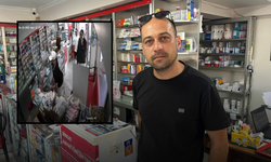 İzmir'de eczacıya yumurtalı saldırı kamerada