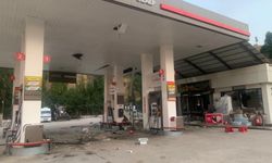 Petrol istasyonunda şiddetli patlama! Yaralılar var