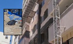 Deprem sonrası tadilat can aldı: İskele çöktü, işçiler yere çakıldı!