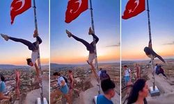 Bayrak direği videosu gündem oldu: Turist hakkında flaş karar