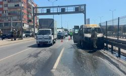 E-5’te korku dolu anlar: Alevler içinde ilerledi