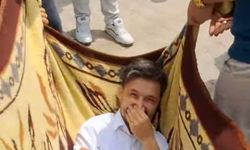 Bu düğünde damat sınava sokuldu!