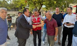 Başkan Dutlulu'dan yangın bölgesine destek ziyareti