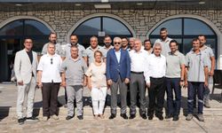 Başkan'dan personele moral kahvaltısı