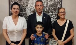 İzmirli minik Rüzgar’ın hayali Ali Koç sayesinde gerçekleşti