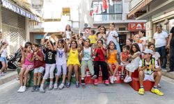 Alaybey sokaklarında olimpiyat coşkusu! Çocuklar sokakları fethetti!