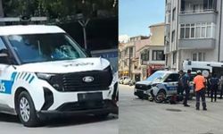 Kovalamaca kabusa dönüştü: Motosikletli polis aracına çarptı