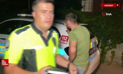 Alkollü sürücü polis kontrolüne böyle yakalandı
