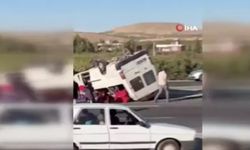 Tarım işçilerini taşıyan minibüs devrildi: Çok sayıda yaralı var