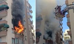 Apartmanda yangın paniği: Dumanlar her yeri kapladı