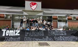Trabzon’da gergin anlar! Taraftarlar TFF önünde toplandı
