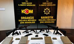 İzmir’de uyuşturucu ve silah operasyonu