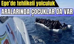 Ege’de tehlikeli yolculuk: Aralarında çocuklar da var