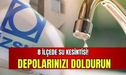 İzmir’de 8 ilçede su kesintisi! Vatandaşlar dikkat: Depolarınızı doldurun