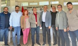 Çeşme Kent Konseyi’nden Belediyespor’a destek ziyareti