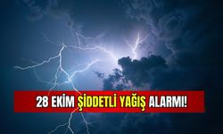İzmir’de 28 Ekim şiddetli yağış alarmı!