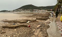 Foça’da sel felaketinin ardından çalışmalar devam ediyor