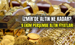 İzmir'de altın fiyatları ne kadar? 9 Ekim Perşembe güncel İzmir altın fiyatları