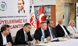 Sanayinin devleri Vali Elban ile bir araya geldi