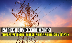 İzmir'de 11 Ekim 2025 Cumartesi günü elektrik kesintisi: Hangi ilçeler etkilenecek?