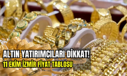 İzmir'de altın fiyatları ne kadar? 11 Ekim Cumartesi güncel İzmir altın fiyatları