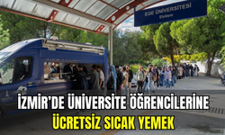 İzmir’de üniversite öğrencilerine ücretsiz sıcak yemek