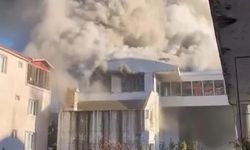 Sıcak haber! 5 katlı binada yangın!